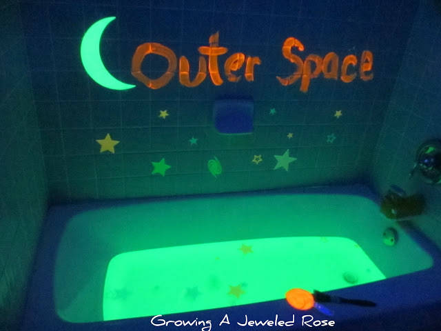 Outer Space Themed Bath
