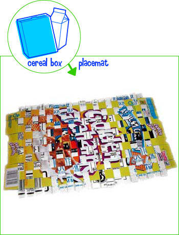 Cereal Box Placemat