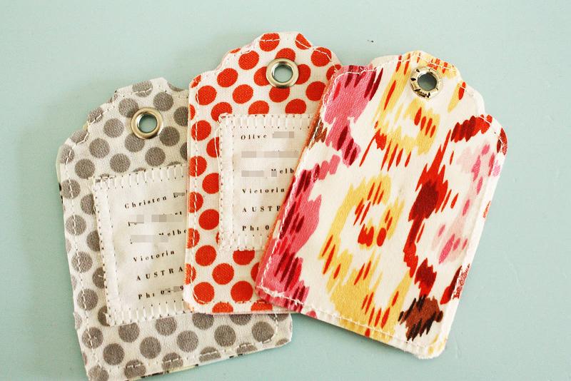 Fabric Luggage Tags