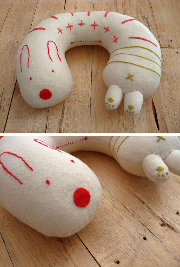 Embroidered Travel Pillow