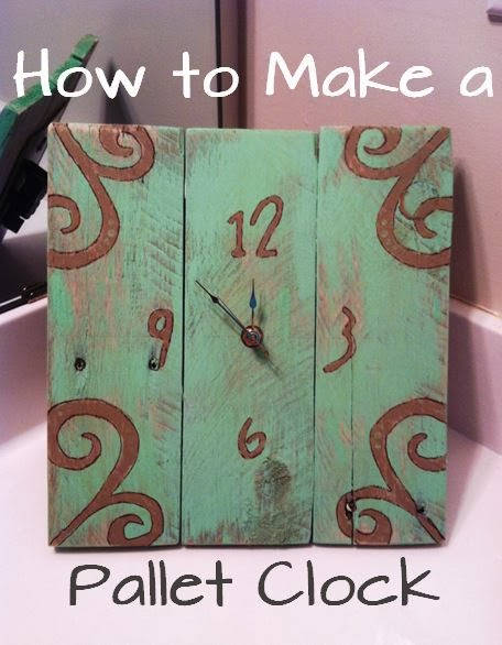 Upcycled Easel Clock
