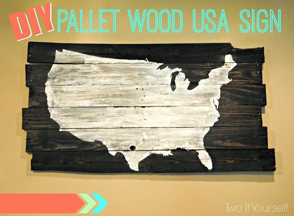 USA Pallet Wood Sign