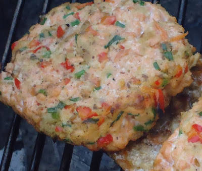 Grilled Trout Burger