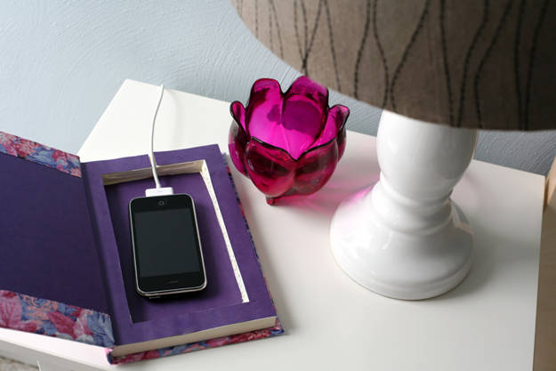 Book Cell Phone Charging Station