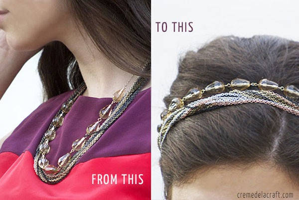 From necklace to headband