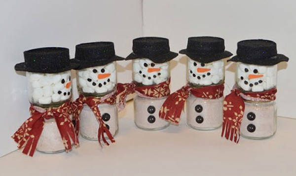 From baby food jars to hot cocoa snowmen
