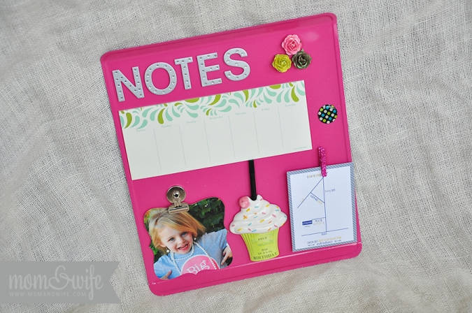 From baking sheet to magnet board