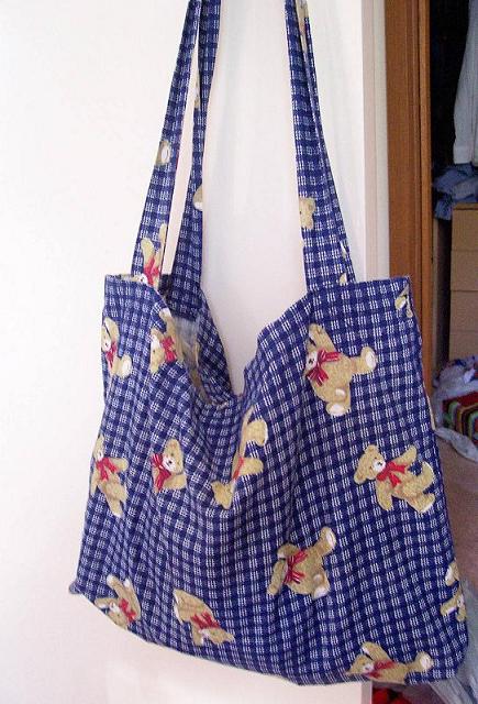 From pillow case to pillow case tote bag