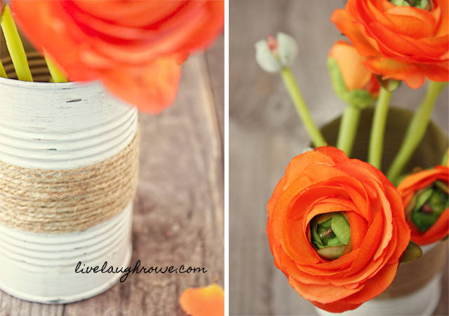 Rustic Twine Wrapped Vase