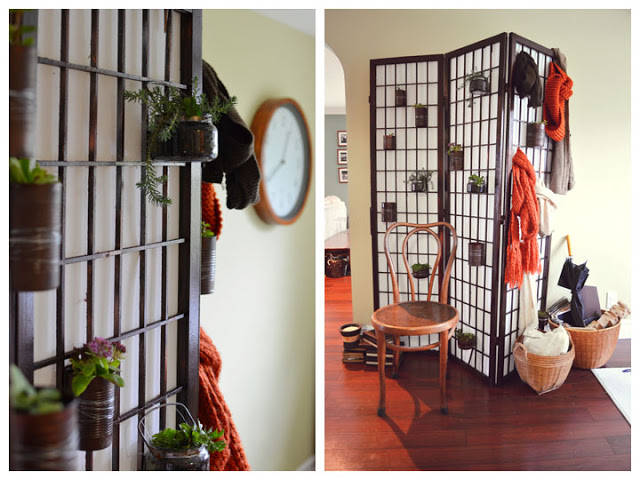 Room Divider with Storage