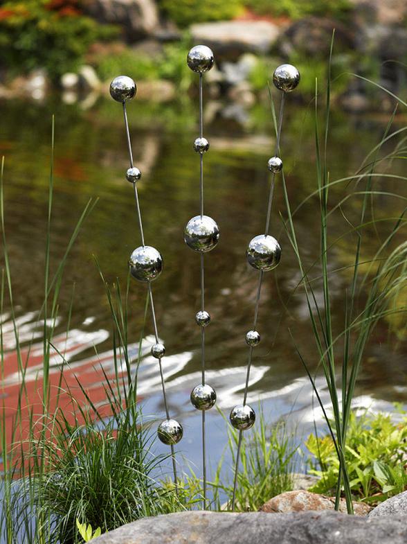 Make Wind Stalks with Ping Pong Balls and Glass Looking Paint