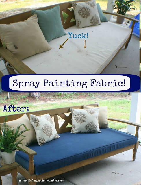 Spray Painting on Fabric