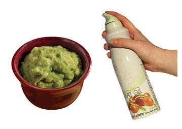 Keeping Guac GREEN with cooking spray