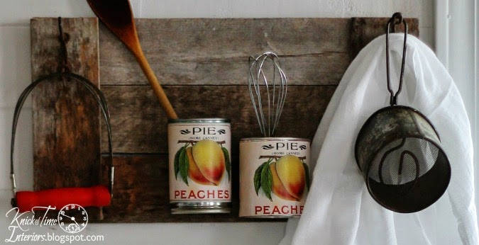 Antique Style Wooden Crate Wall Organizer