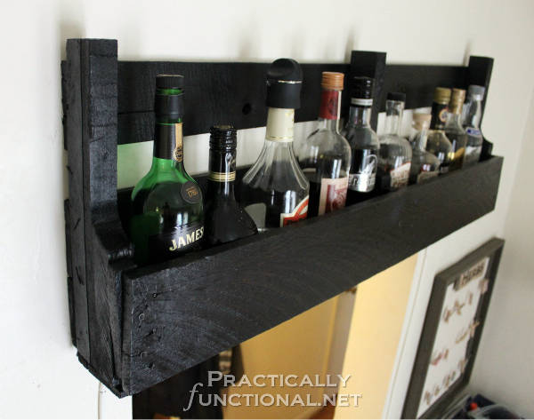 Rustic Pallet Shelf