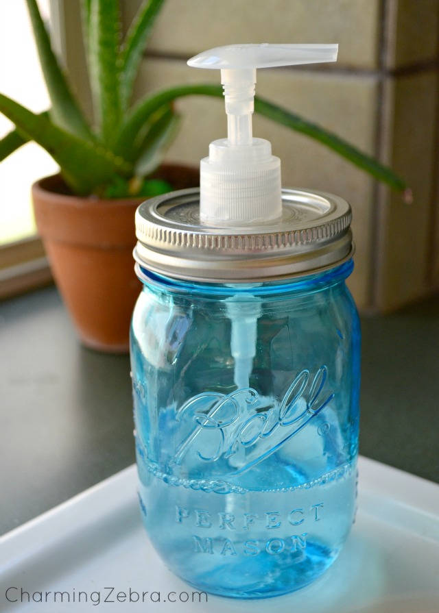 Make a Mason Jar Soap Dispenser