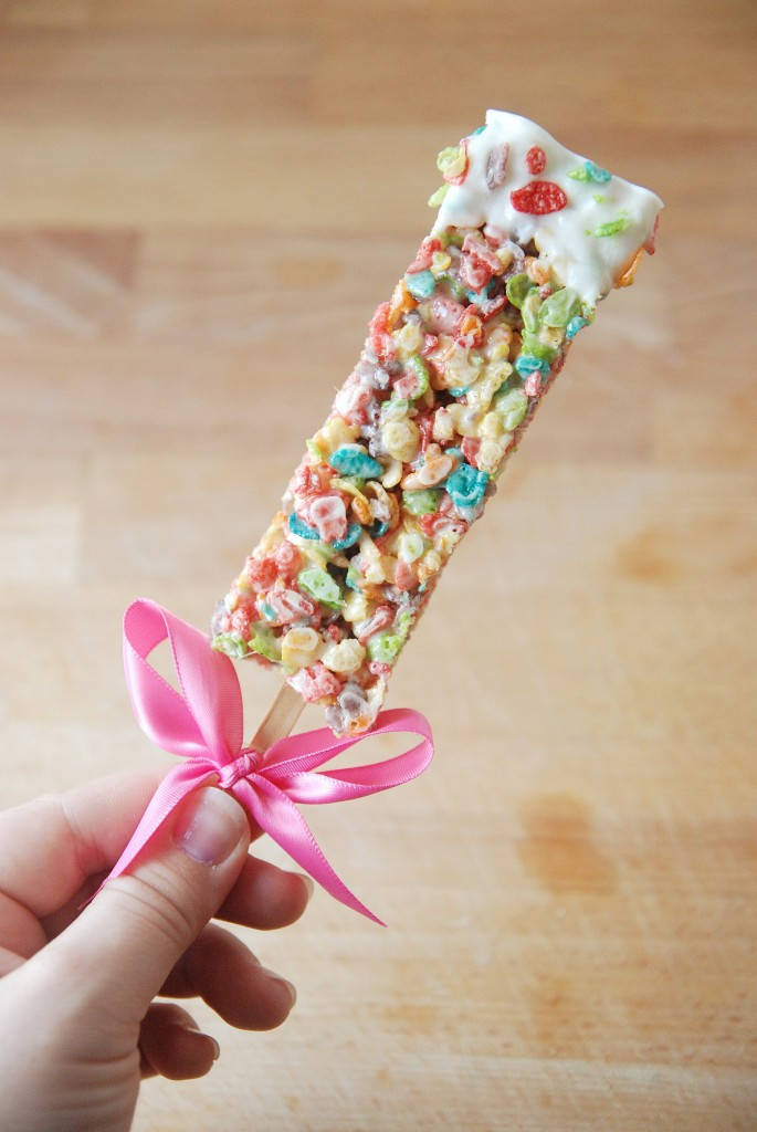 Fruity Pebble Rice Krispie Treats