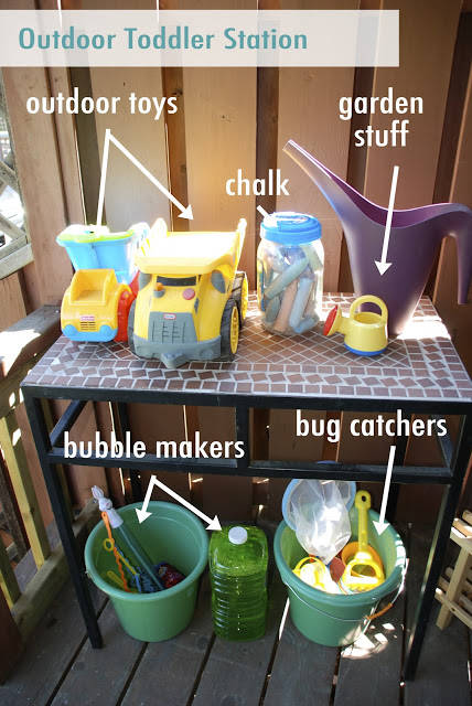 Outdoor Toddler Station