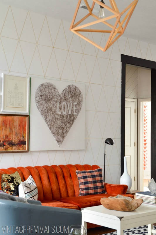 Heart and Love String Art