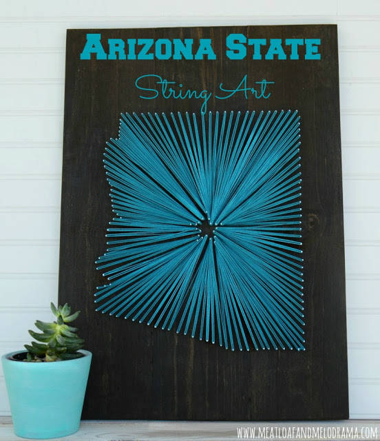 Arizona State String Art