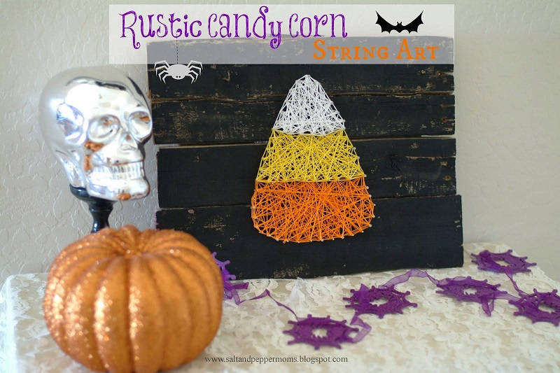 Rustic Candy Corn String Art
