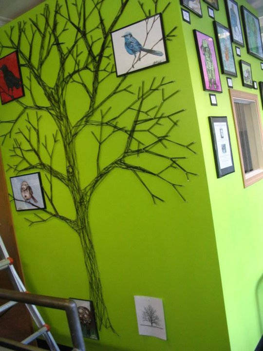 String Tree Wall Mural