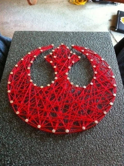 Rebel Alliance String Art