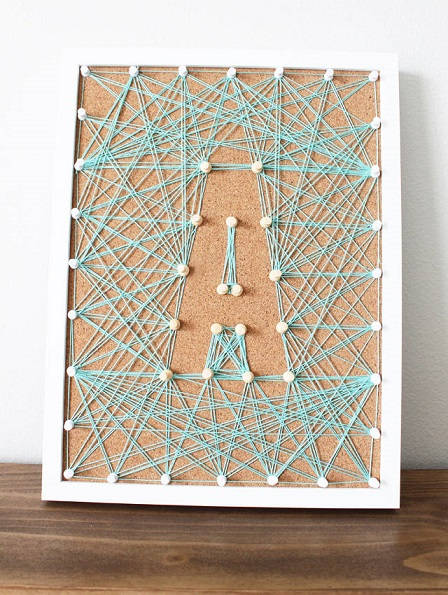 Corkboard String Art