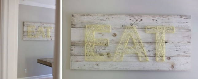 Reclaimed Wood String Art