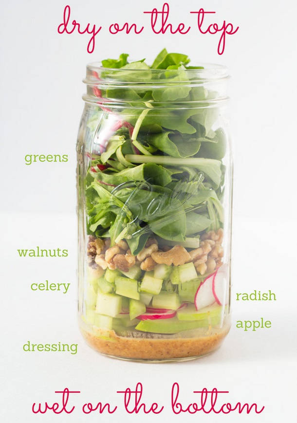 A Simple and Healthy Mason Jar Salad