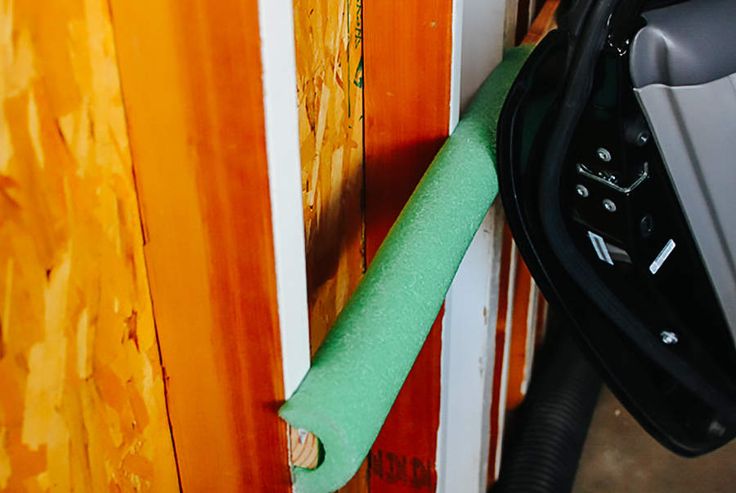 Protect Your Car Doors from Your Garage with a Pool Noodle