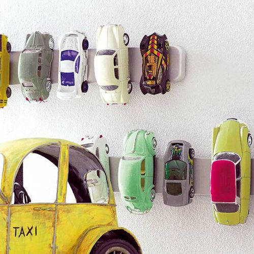 Great idea to store car toys