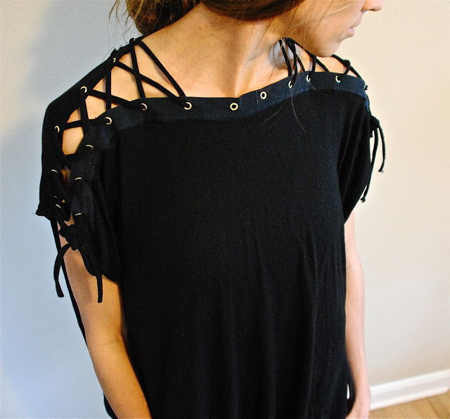 Laced Up Collar Sleeves