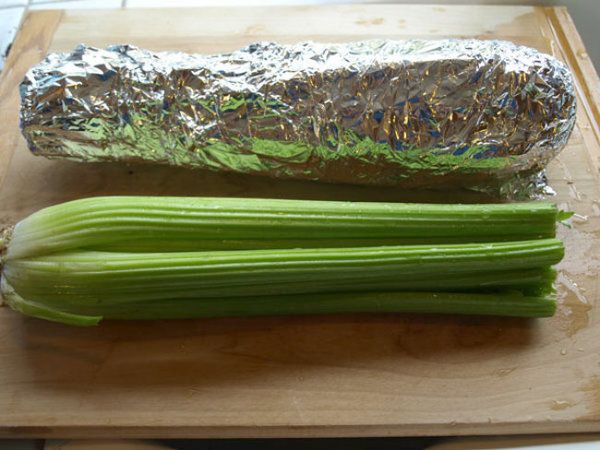 Keep Celery Fresh With Foil