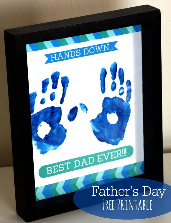 Framed Handprint Gift
