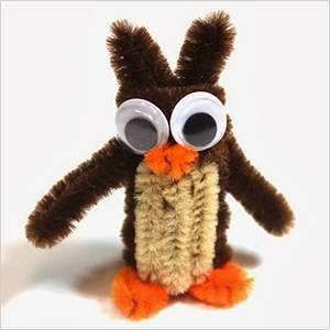 Pipe Cleaner Owls