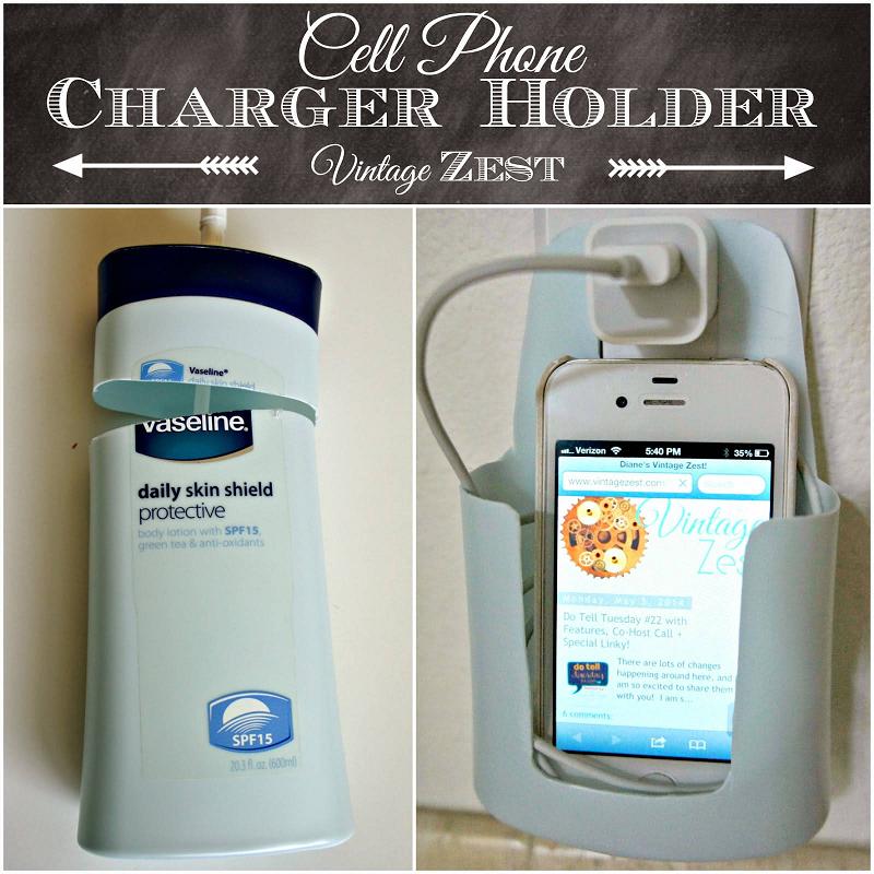 Cell Phone Charger Holder