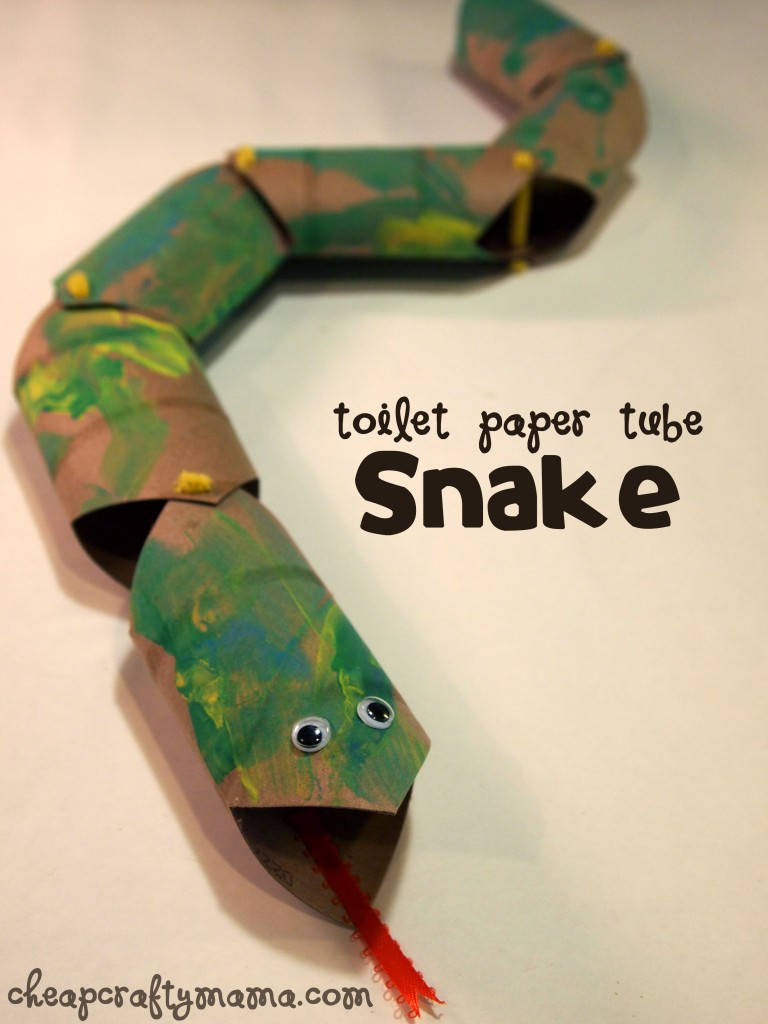 Toilet Paper Tube Snake