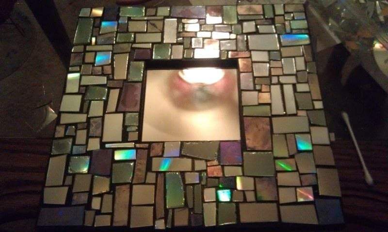 Mosaic CD Mirror