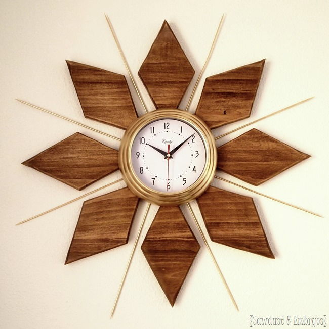 Modern Esque Starburst Clock