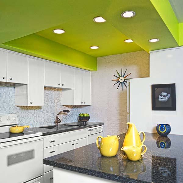 Reinvent a Room by Painting the Ceiling With Color