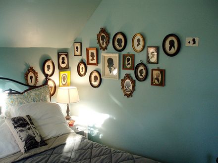 Wrap Around Silhouette Gallery Wall