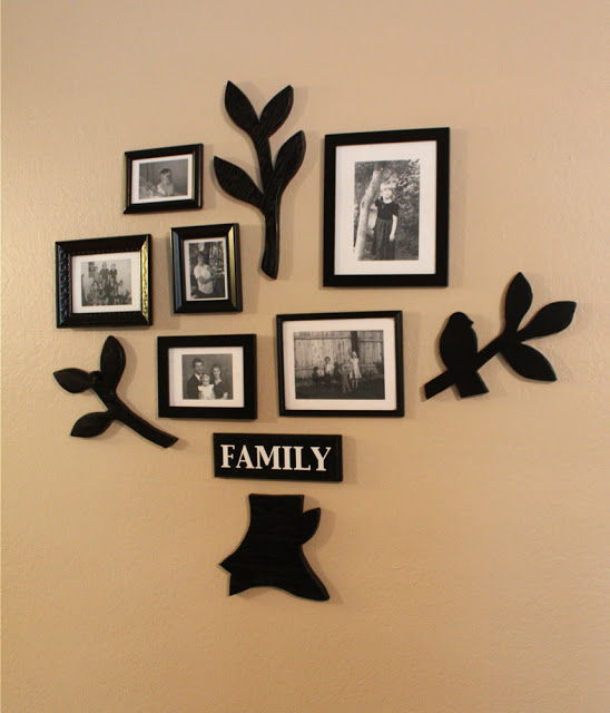 Wooden Family Tree Wall Art