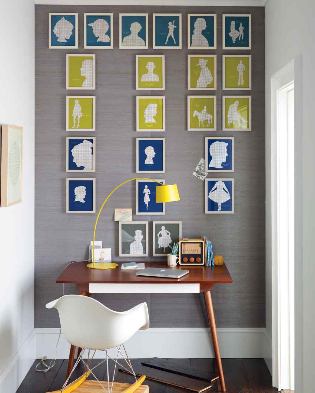 Framed Silhouette Family Tree