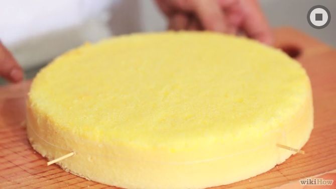 How to Cut a Cake Layer in Half without a Knife