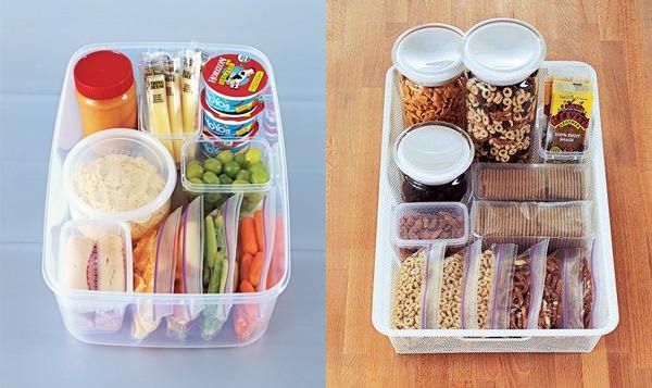 Create a Grab-and-Go Snack Stashes