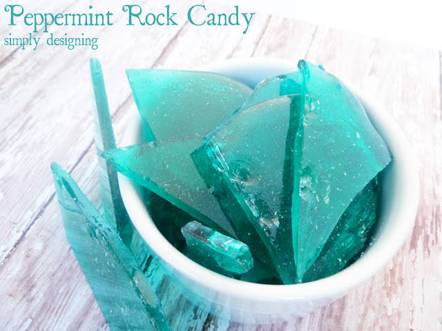 Disney Frozen Ice Inspired Peppermint Rock Candy