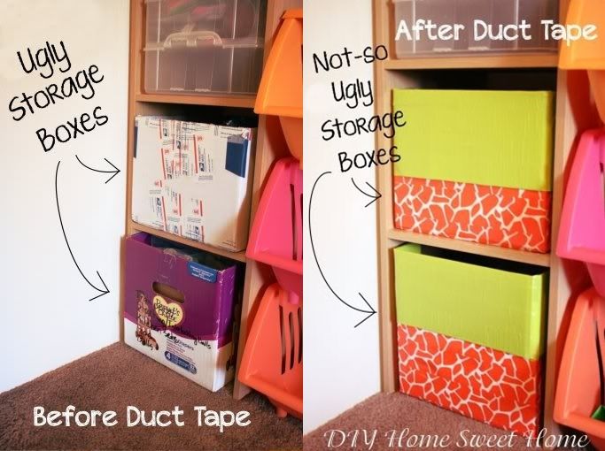 Decorate using duct tape