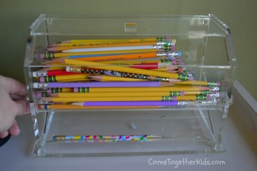 Straw Dispenser as Pencil Dispenser