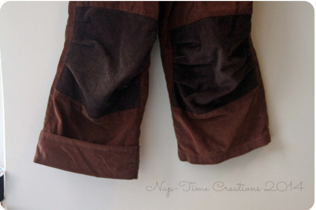 Lengthening pants by adding a cuff